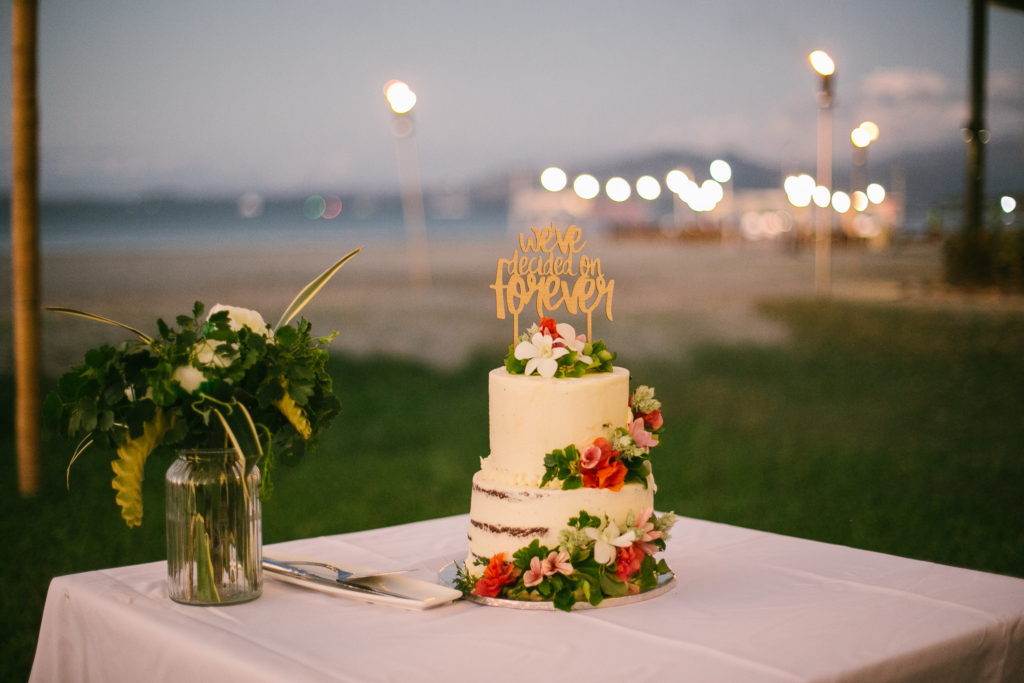 White wedding photoshoot at Hilton Fiji Beach Resort and Spa by Cheer Wedding Photography