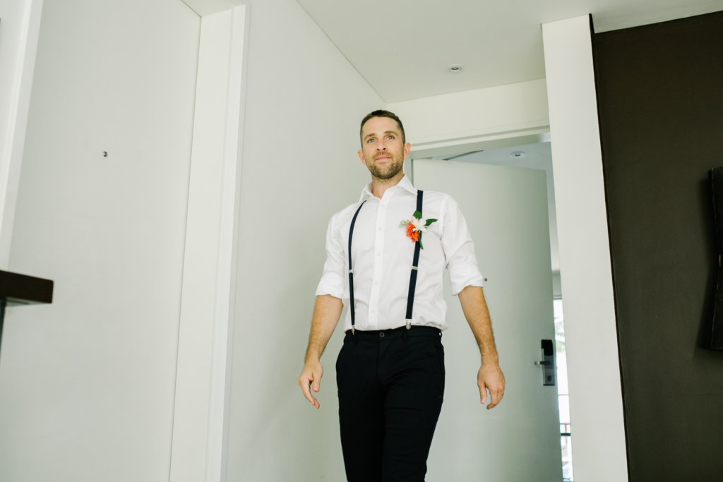 White wedding photoshoot at Hilton Fiji Beach Resort and Spa by Cheer Wedding Photography