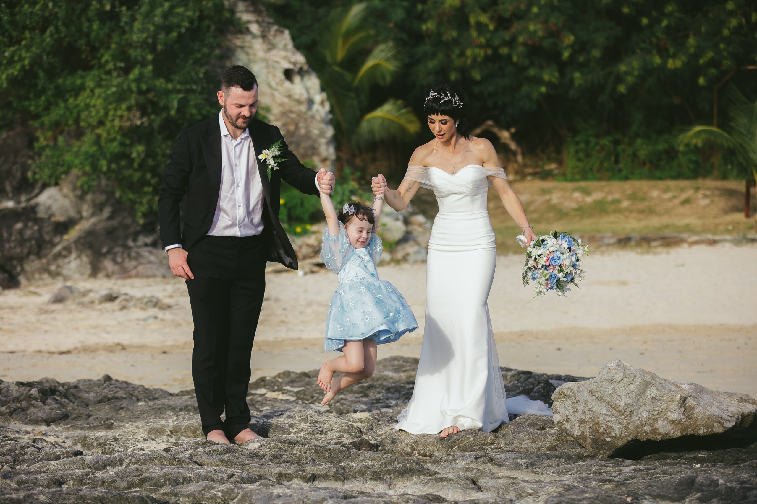 Cheer Wedding Photography at Castaway Island