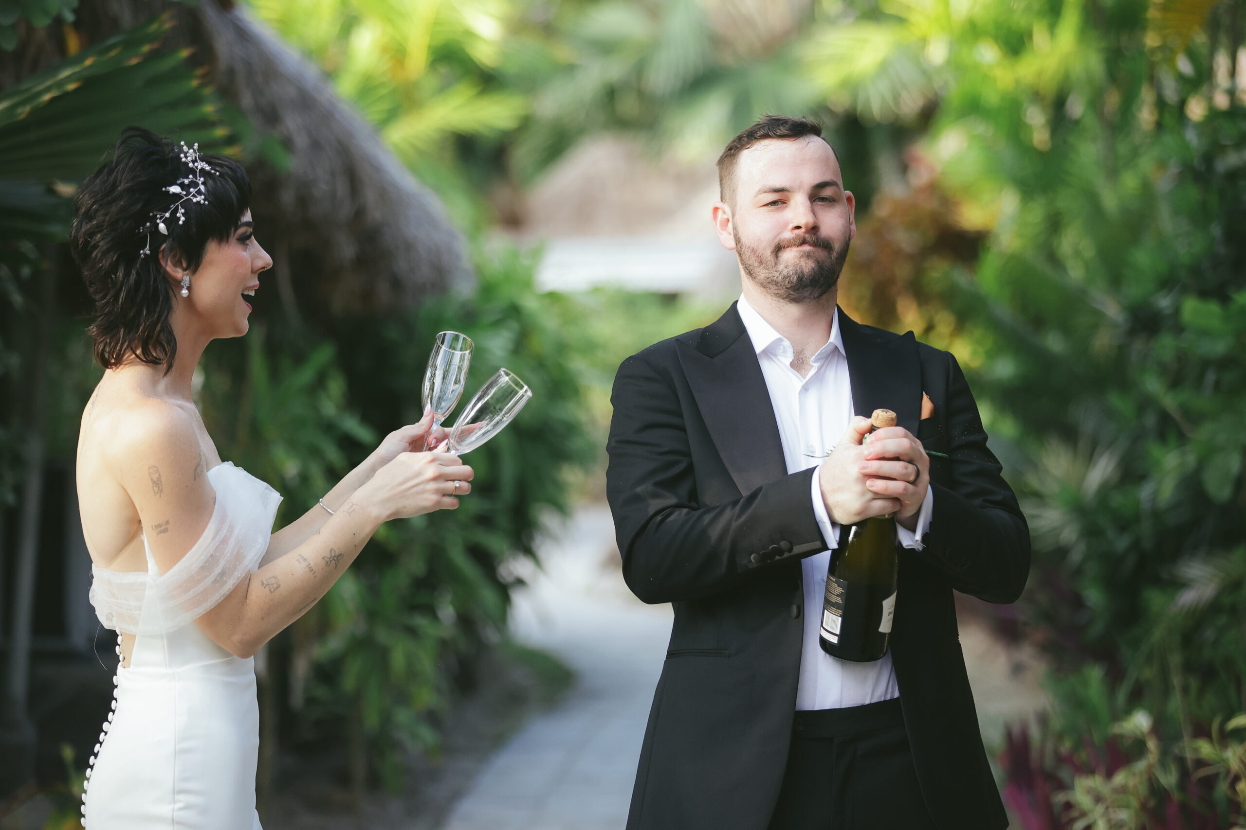 Cheer Wedding Photography at Castaway Island