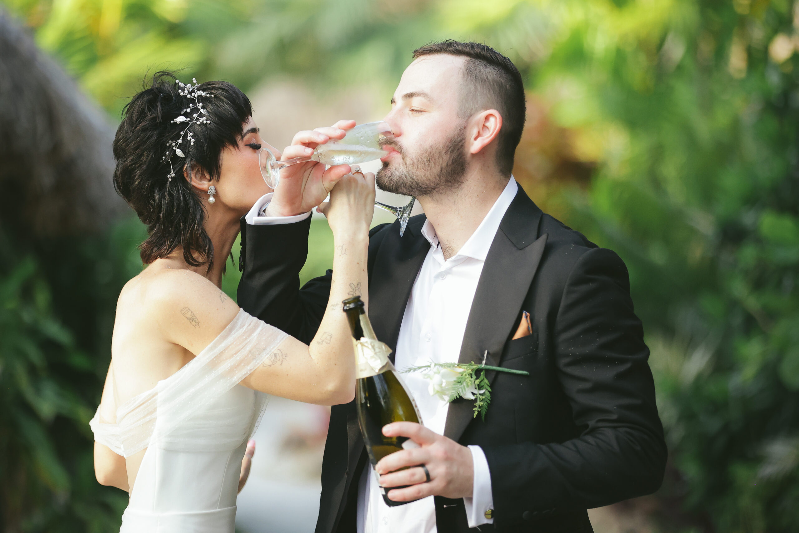 Cheer Wedding Photography at Castaway Island